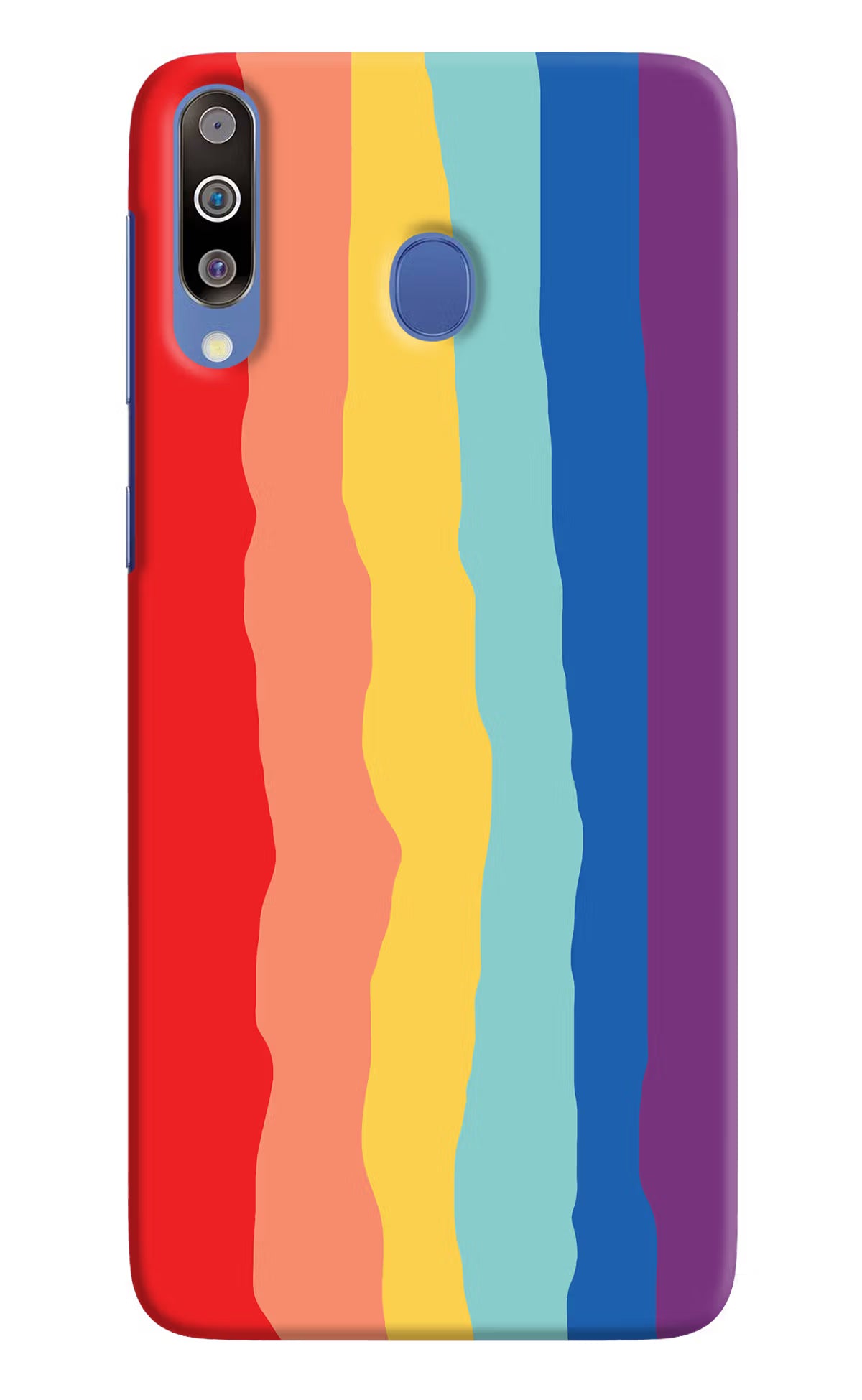 Rainbow Samsung M30/A40s Hard Case Back Cover by Casekaro