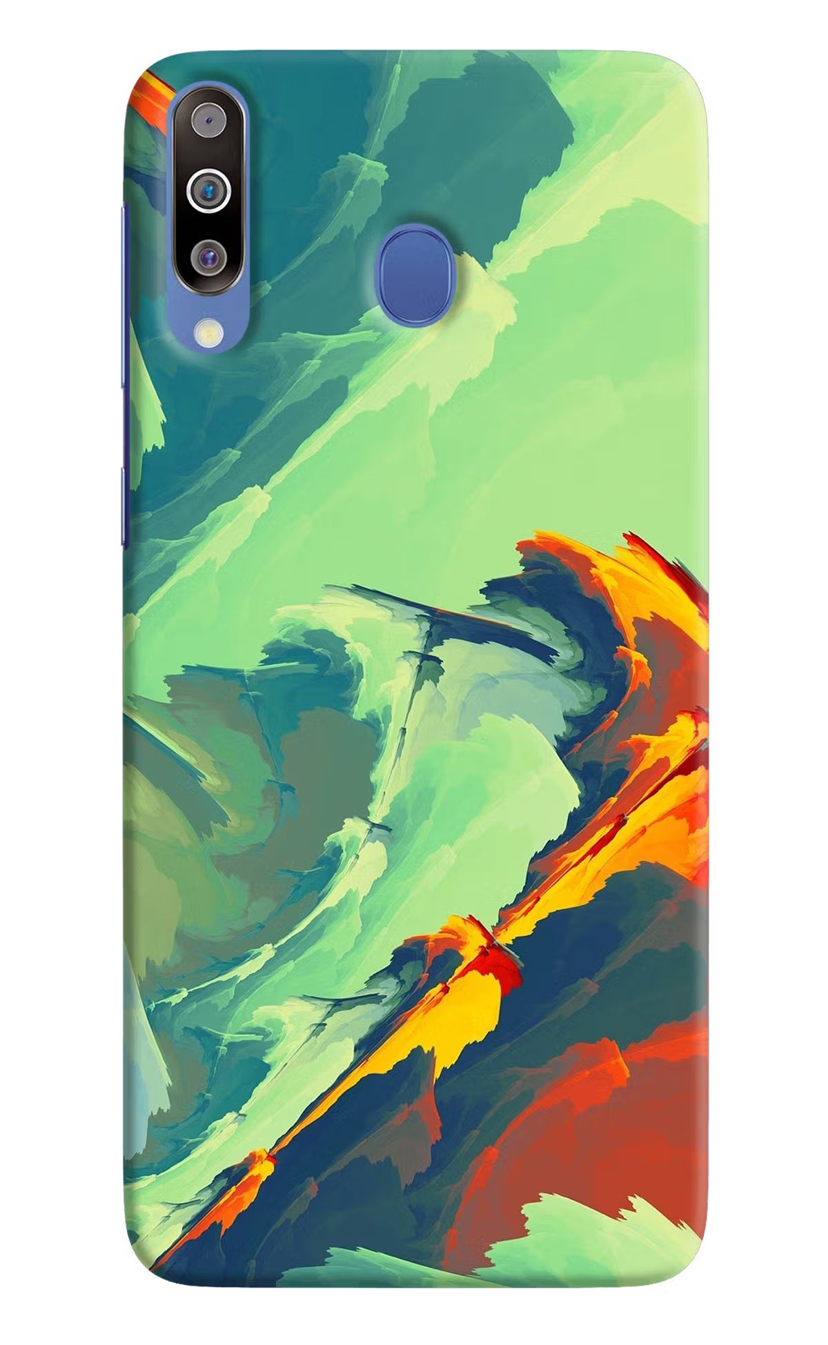 Paint Art Samsung M30/A40s Hard Case Back Cover by Casekaro