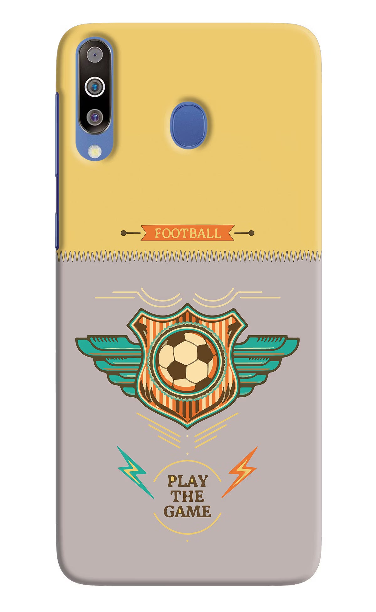 Football Samsung M30/A40s Hard Case Back Cover by Casekaro