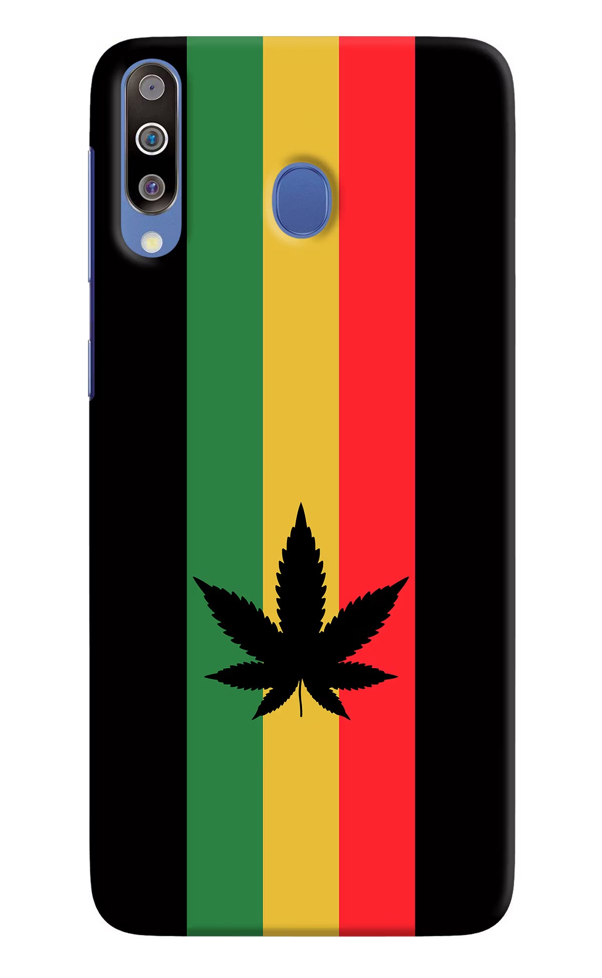 Weed Flag Samsung M30/A40s Hard Case Back Cover by Casekaro
