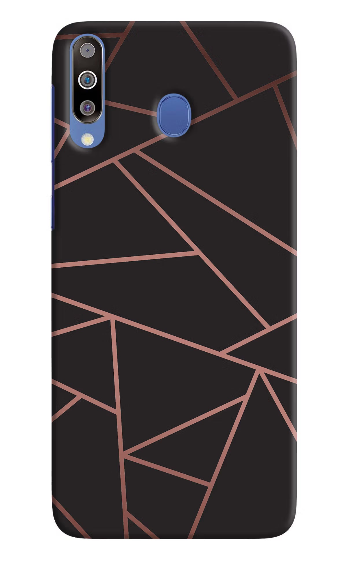 Geometric Pattern Samsung M30/A40s Hard Case Back Cover by Casekaro