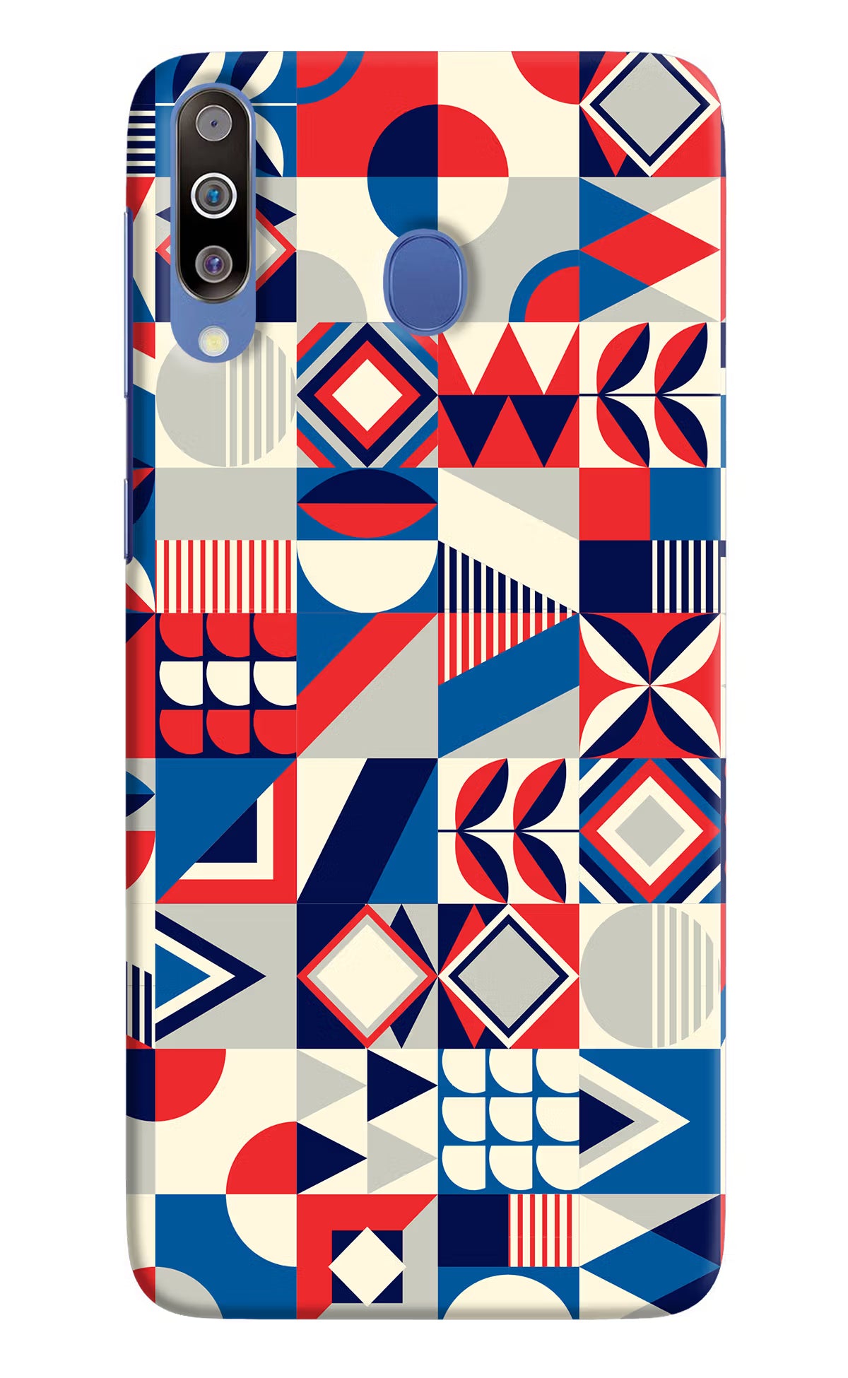 Colorful Pattern Samsung M30/A40s Hard Case Back Cover by Casekaro