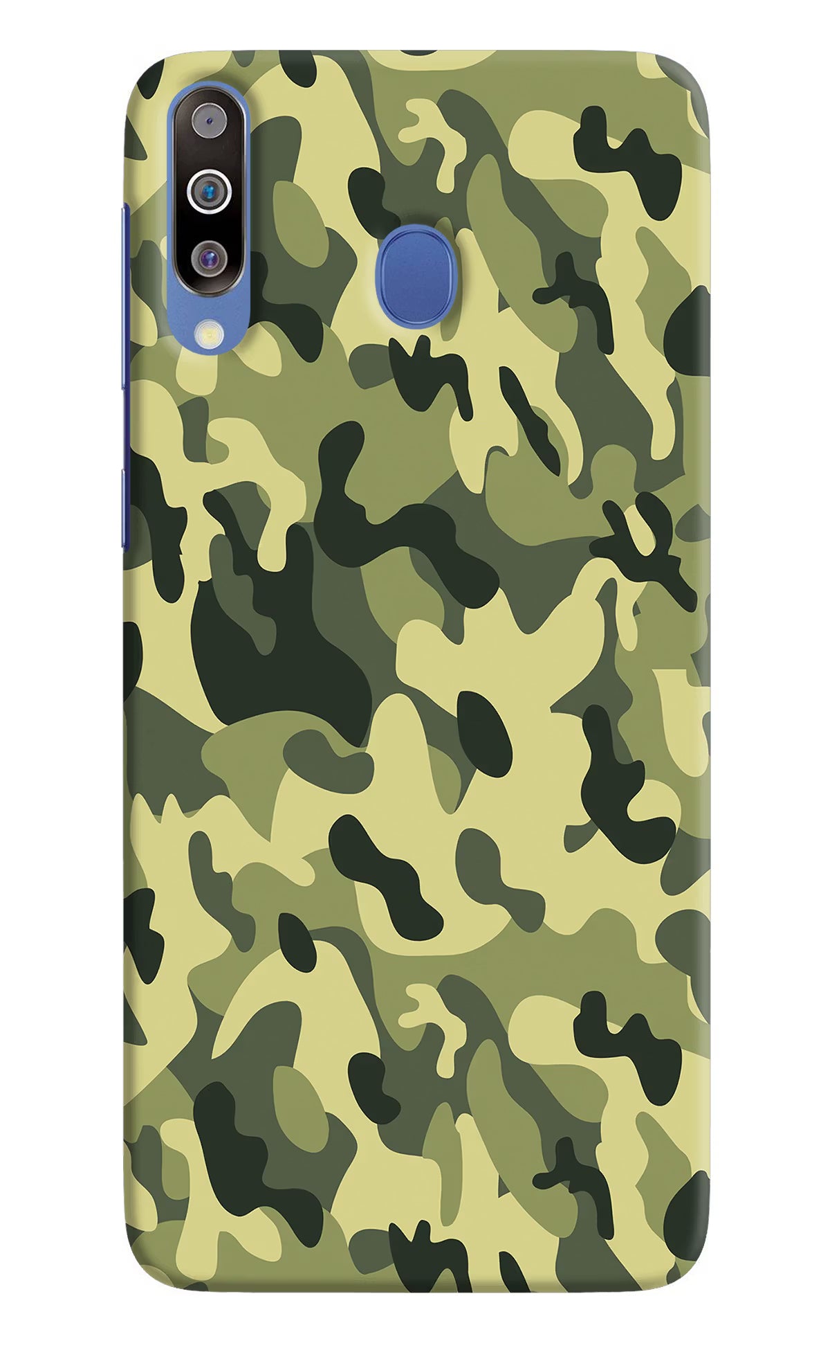 Camouflage Samsung M30/A40s Hard Case Back Cover by Casekaro