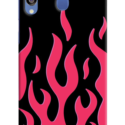Fire Flames Samsung M30/A40s Hard Case Back Cover by Casekaro
