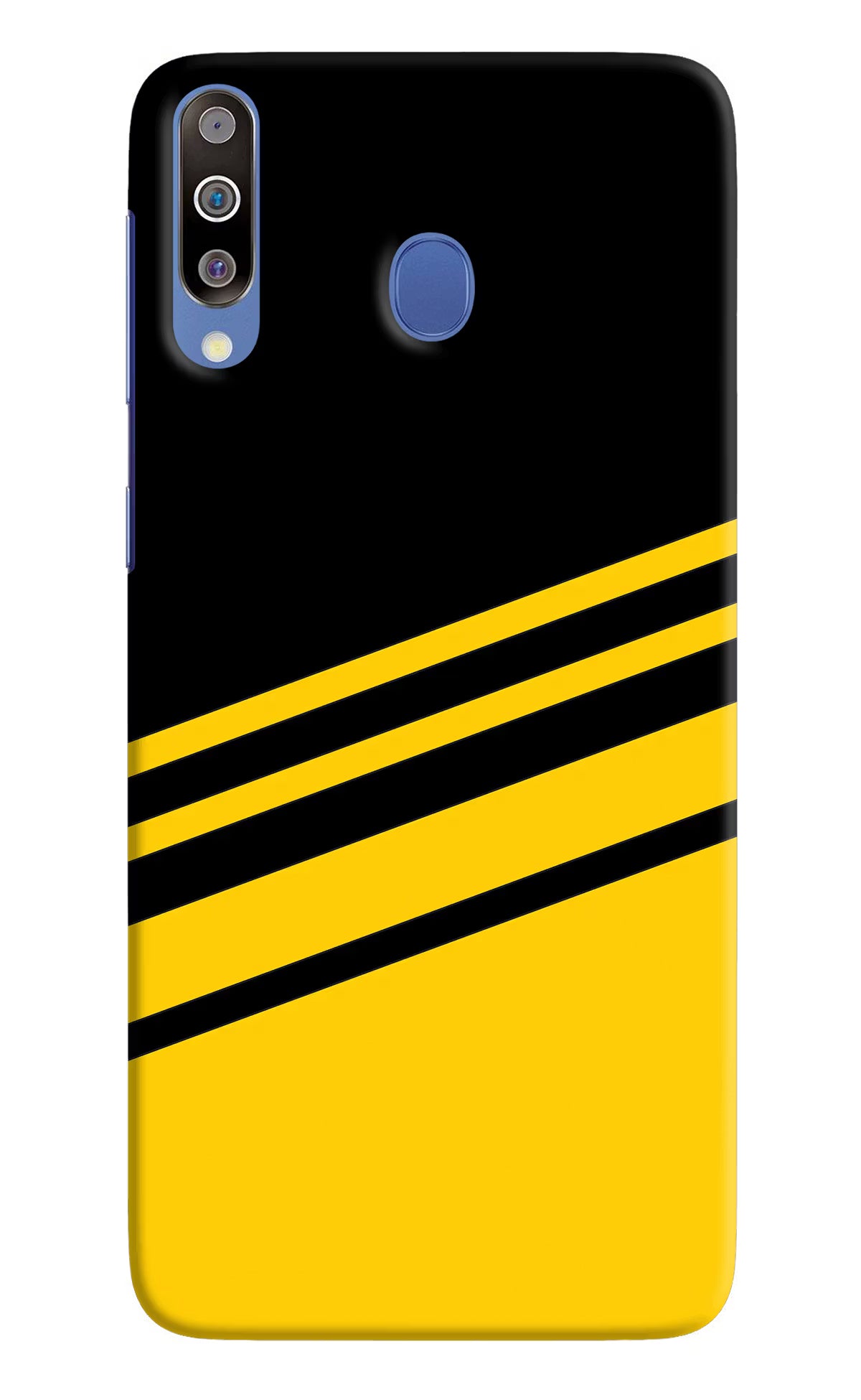 Yellow Shades Samsung M30/A40s Hard Case Back Cover by Casekaro