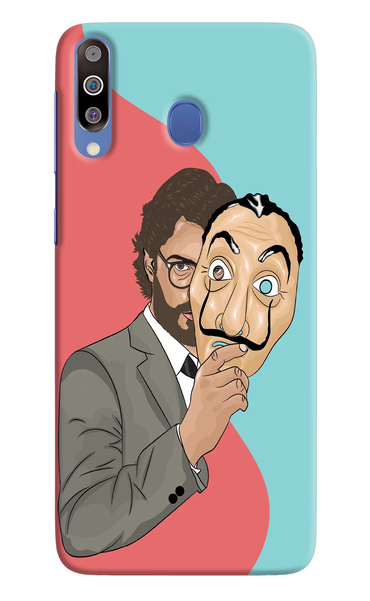 Professor Samsung M30/A40s Hard Case Back Cover by Casekaro