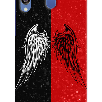 Wings Samsung M30/A40s Hard Case Back Cover by Casekaro
