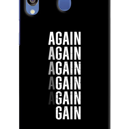Again Again Gain Samsung M30/A40s Hard Case Back Cover by Casekaro