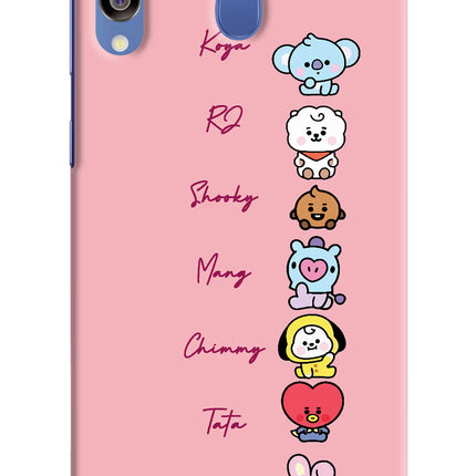 BTS names Samsung M30/A40s Hard Case Back Cover by Casekaro