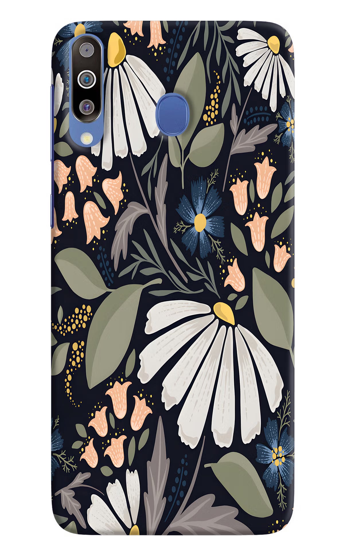 Flowers Art Samsung M30/A40s Hard Case Back Cover by Casekaro