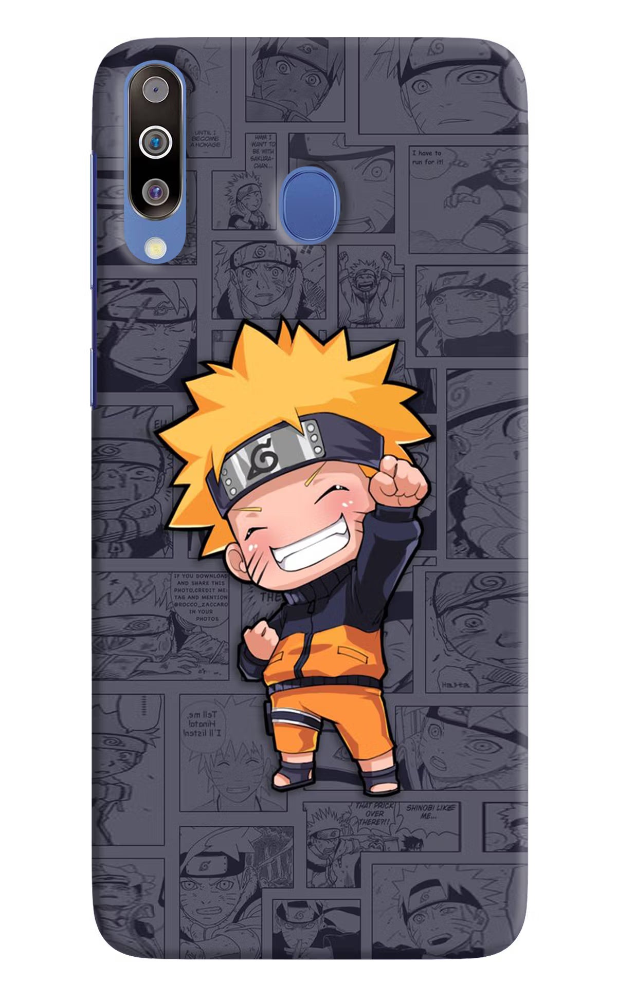 Chota Naruto Samsung M30/A40s Hard Case Back Cover by Casekaro