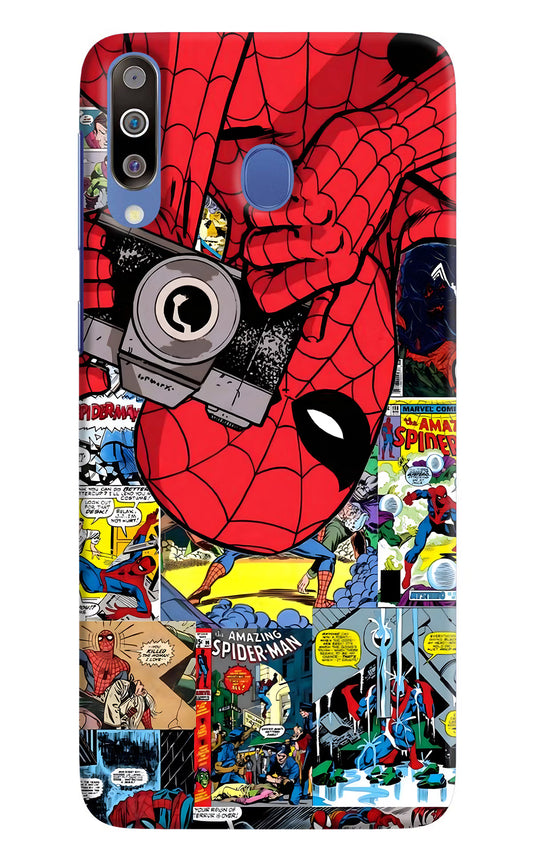 Spider Man Samsung M30/A40s Hard Case Back Cover by Casekaro