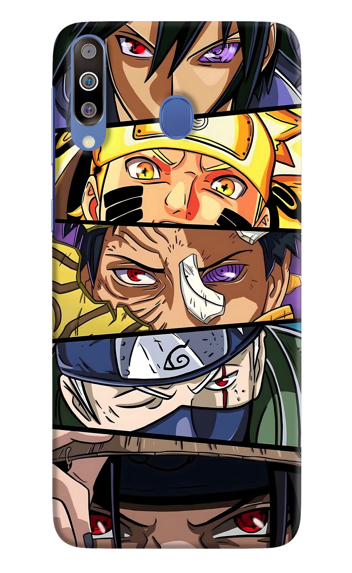 Naruto Character Samsung M30/A40s Hard Case Back Cover by Casekaro