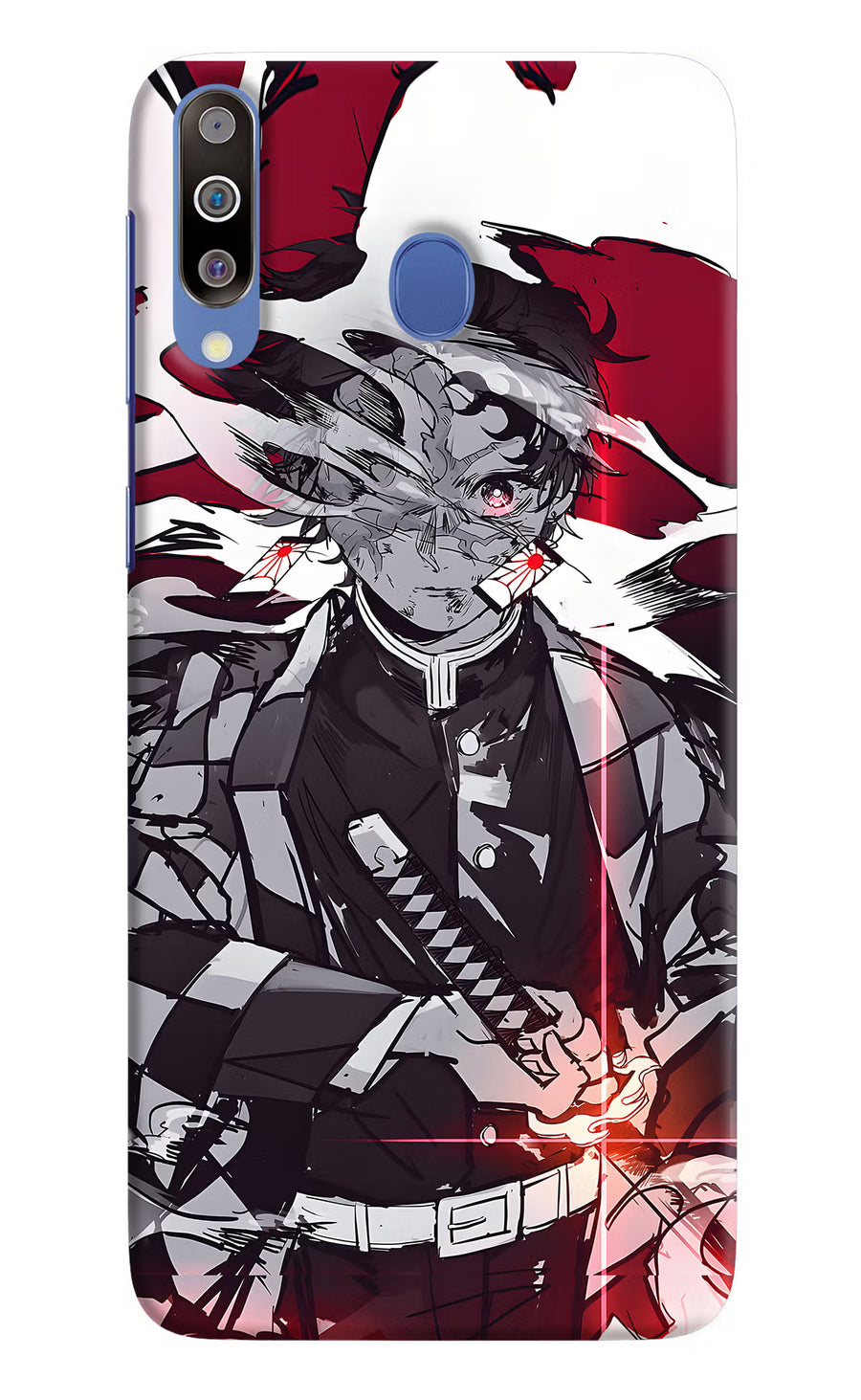 Demon Slayer Samsung M30/A40s Back Cover, Hard case