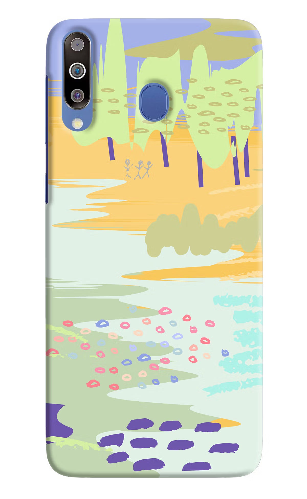 Scenery Samsung M30/A40s Hard Case Back Cover by Casekaro