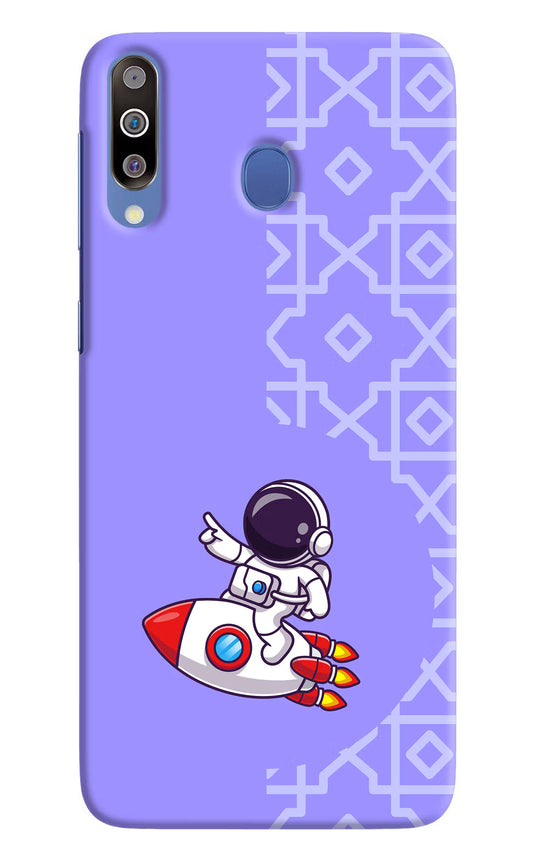 Cute Astronaut Samsung M30/A40s Hard Case Back Cover by Casekaro