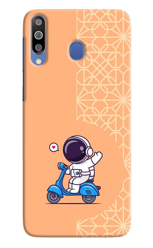 Cute Astronaut Riding Samsung M30/A40s Hard Case Back Cover by Casekaro