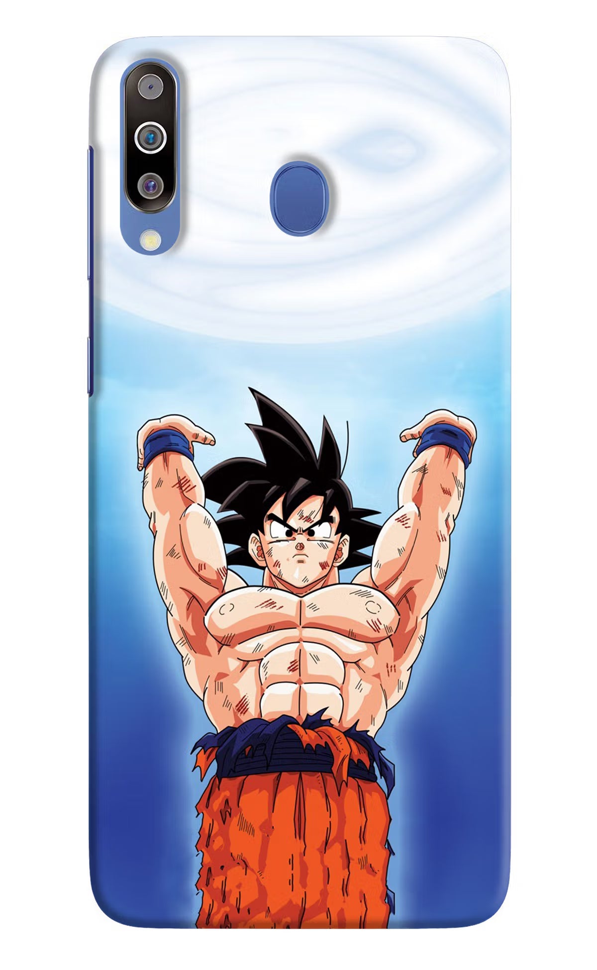 Goku Power Samsung M30/A40s Hard Case Back Cover by Casekaro