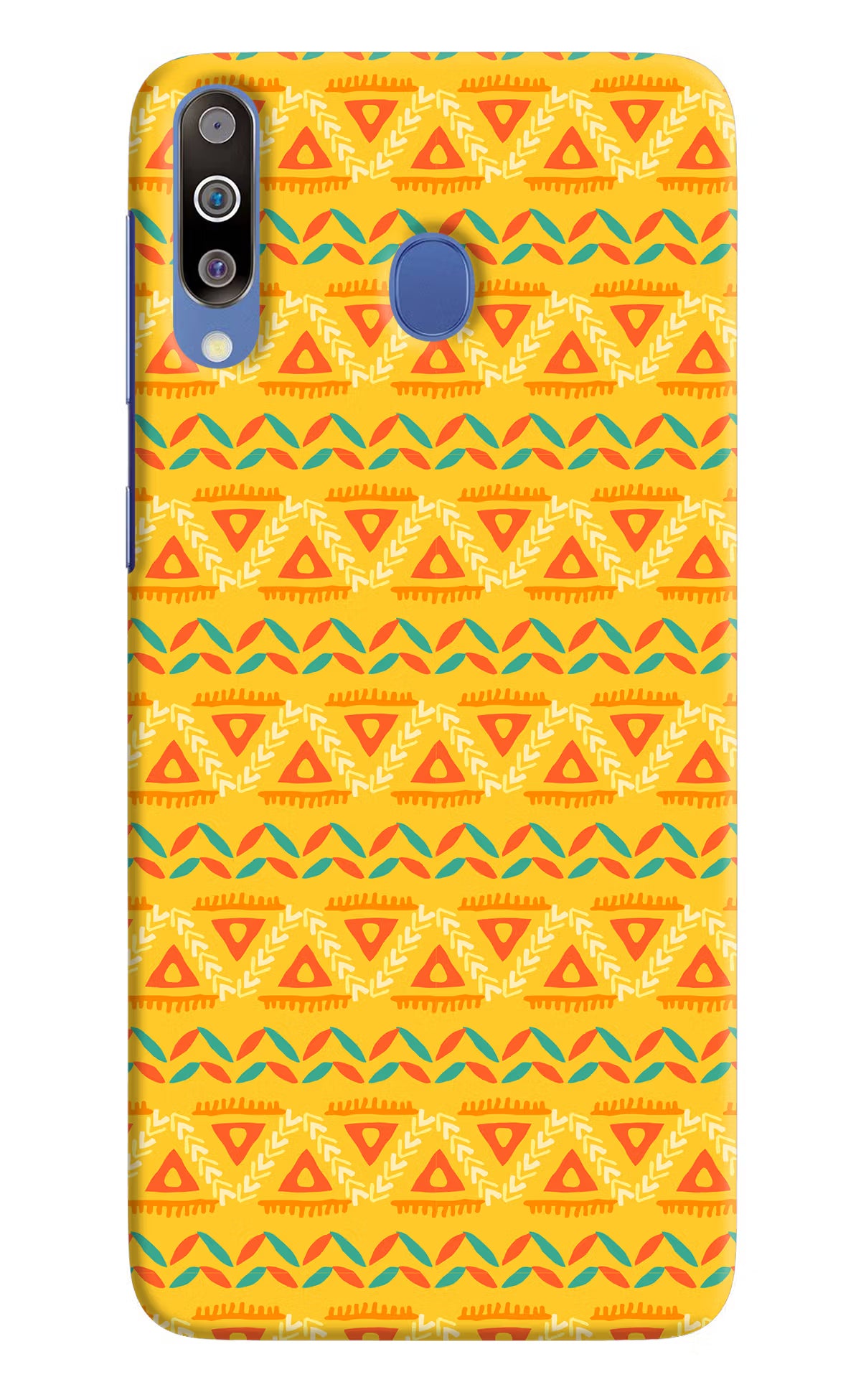 Tribal Pattern Samsung M30/A40s Hard Case Back Cover by Casekaro