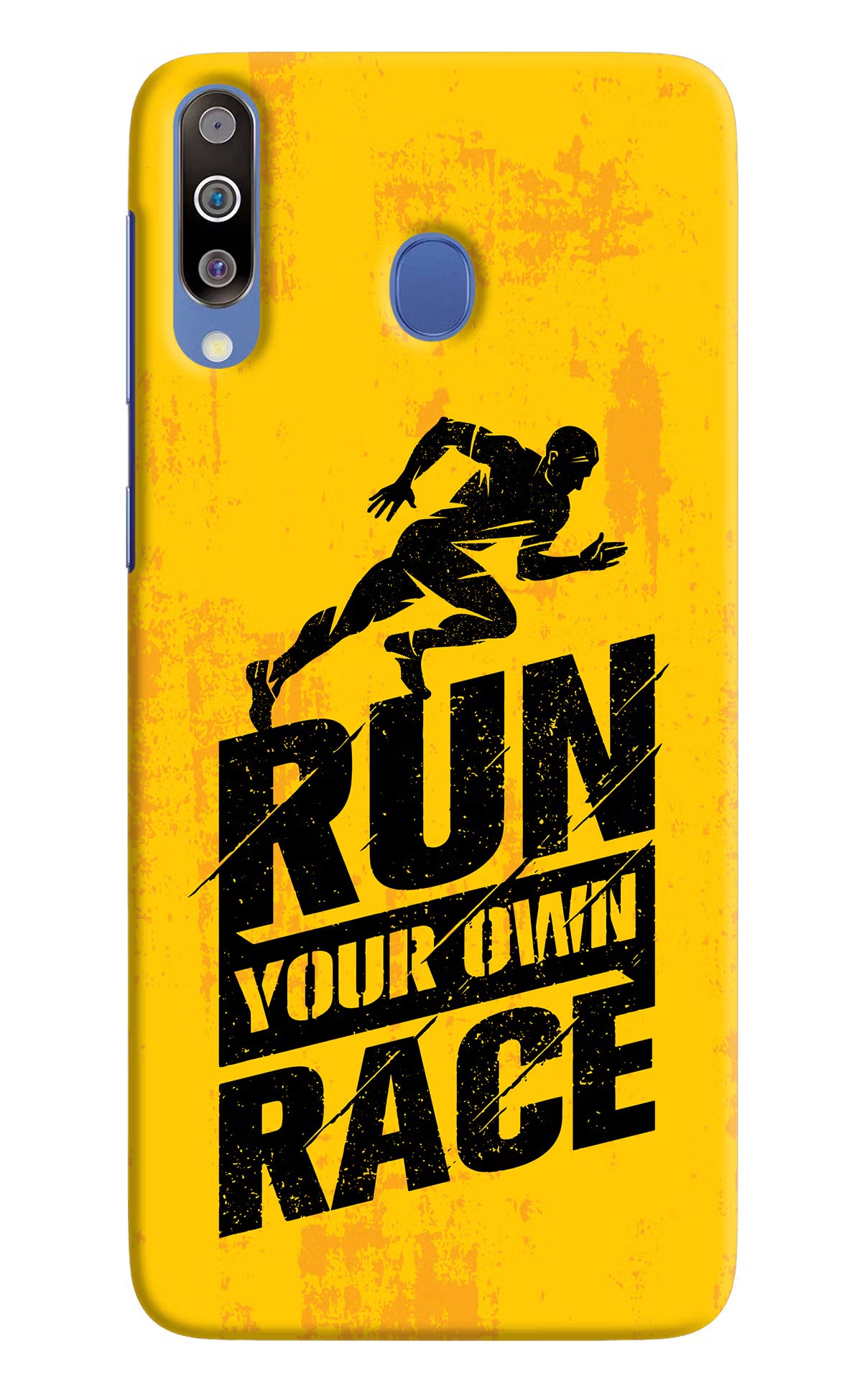 Run Your Own Race Samsung M30/A40s Hard Case Back Cover by Casekaro