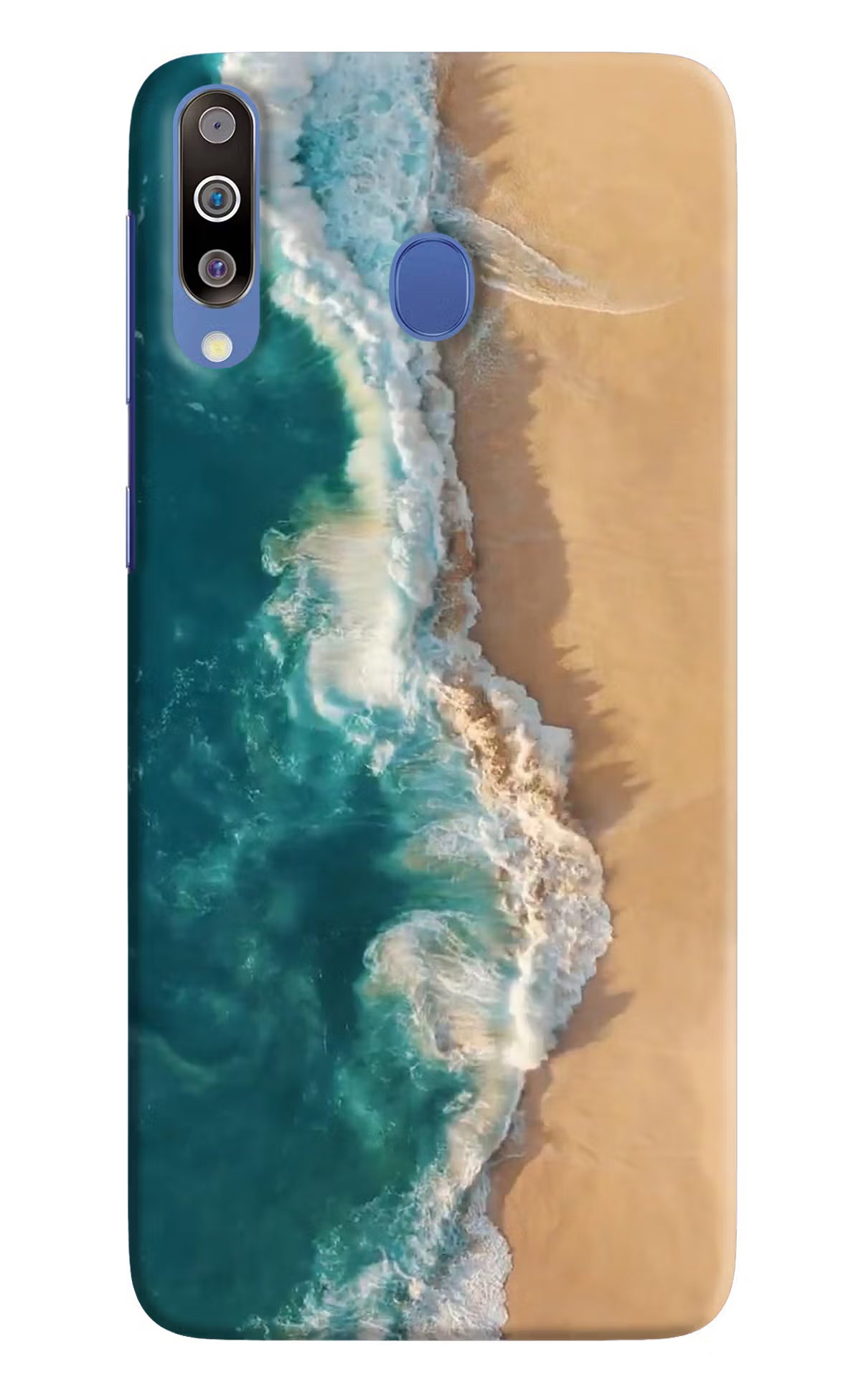 Ocean Beach Samsung M30/A40s Hard Case Back Cover by Casekaro