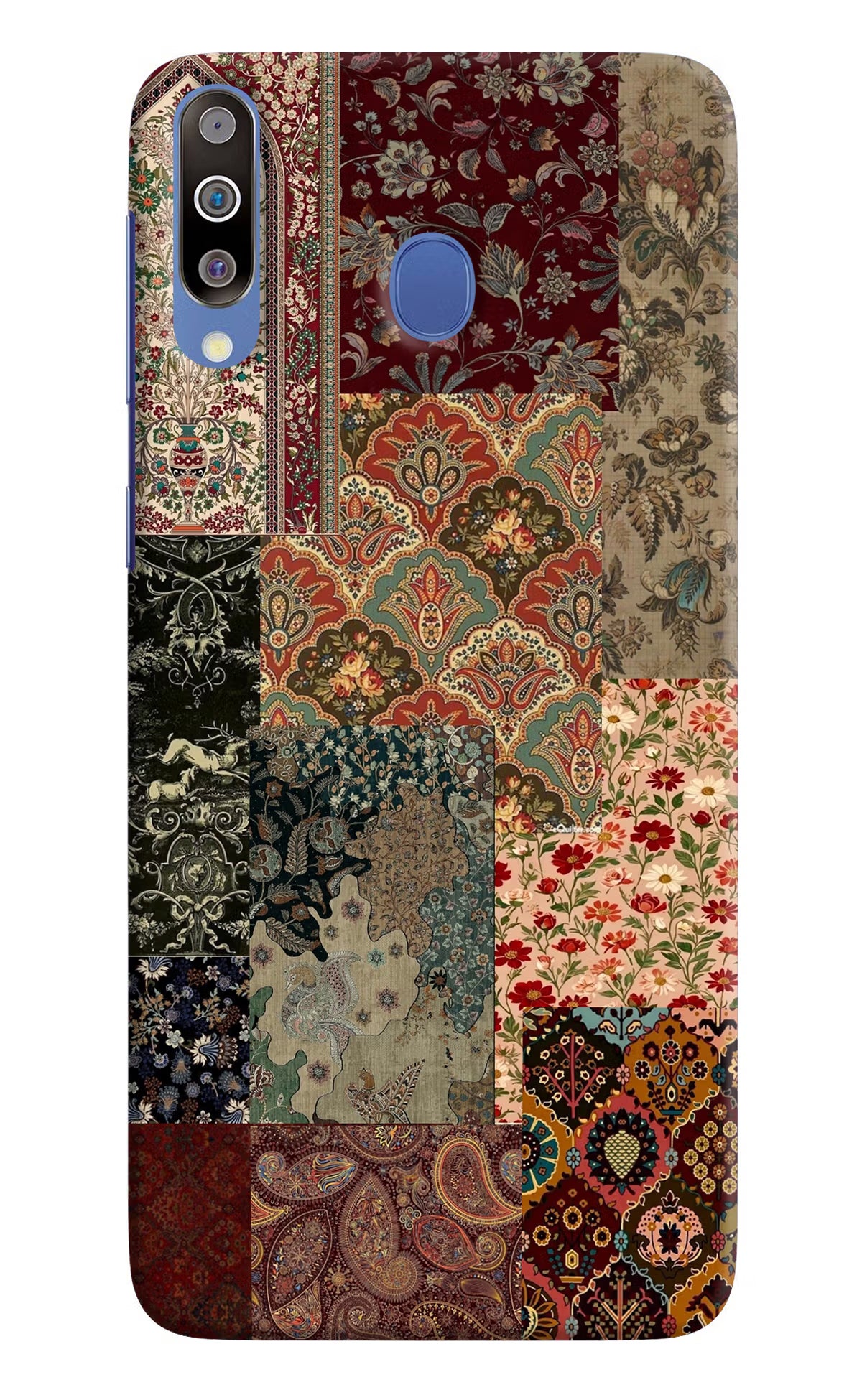 Desi Print Samsung M30/A40s Hard Case Back Cover by Casekaro