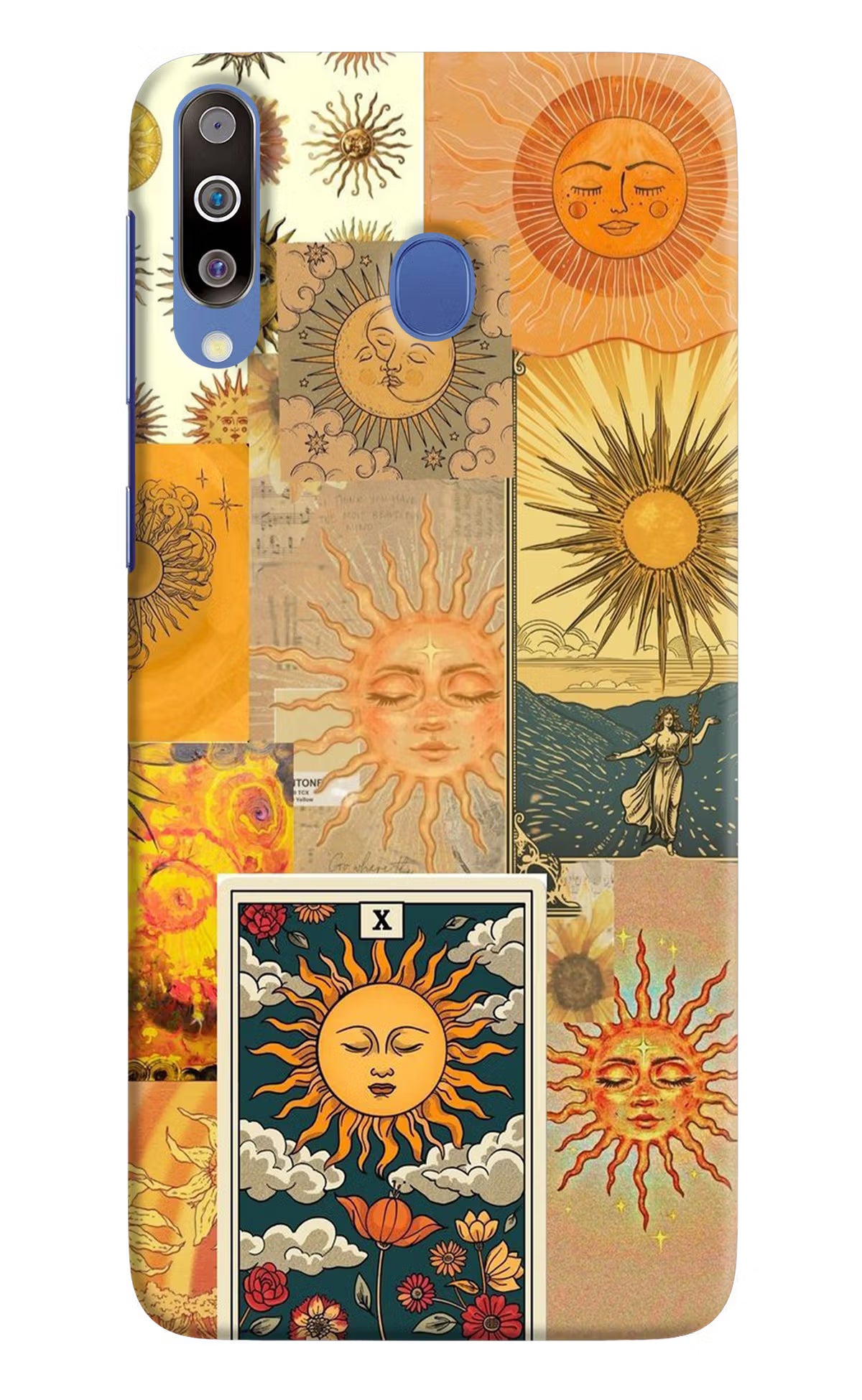 Sun Samsung M30/A40s Hard Case Back Cover by Casekaro