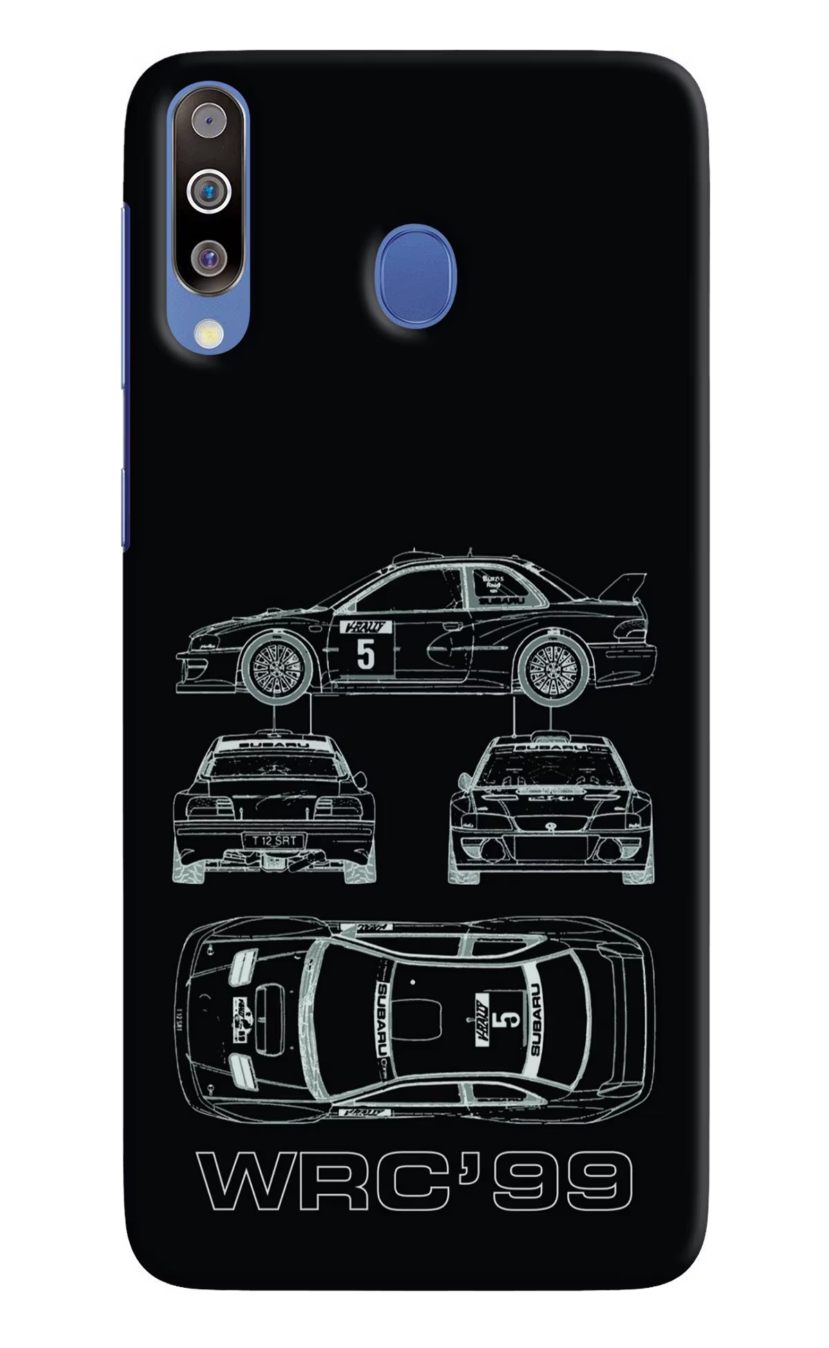 WRC'99 Samsung M30/A40s Hard Case Back Cover by Casekaro