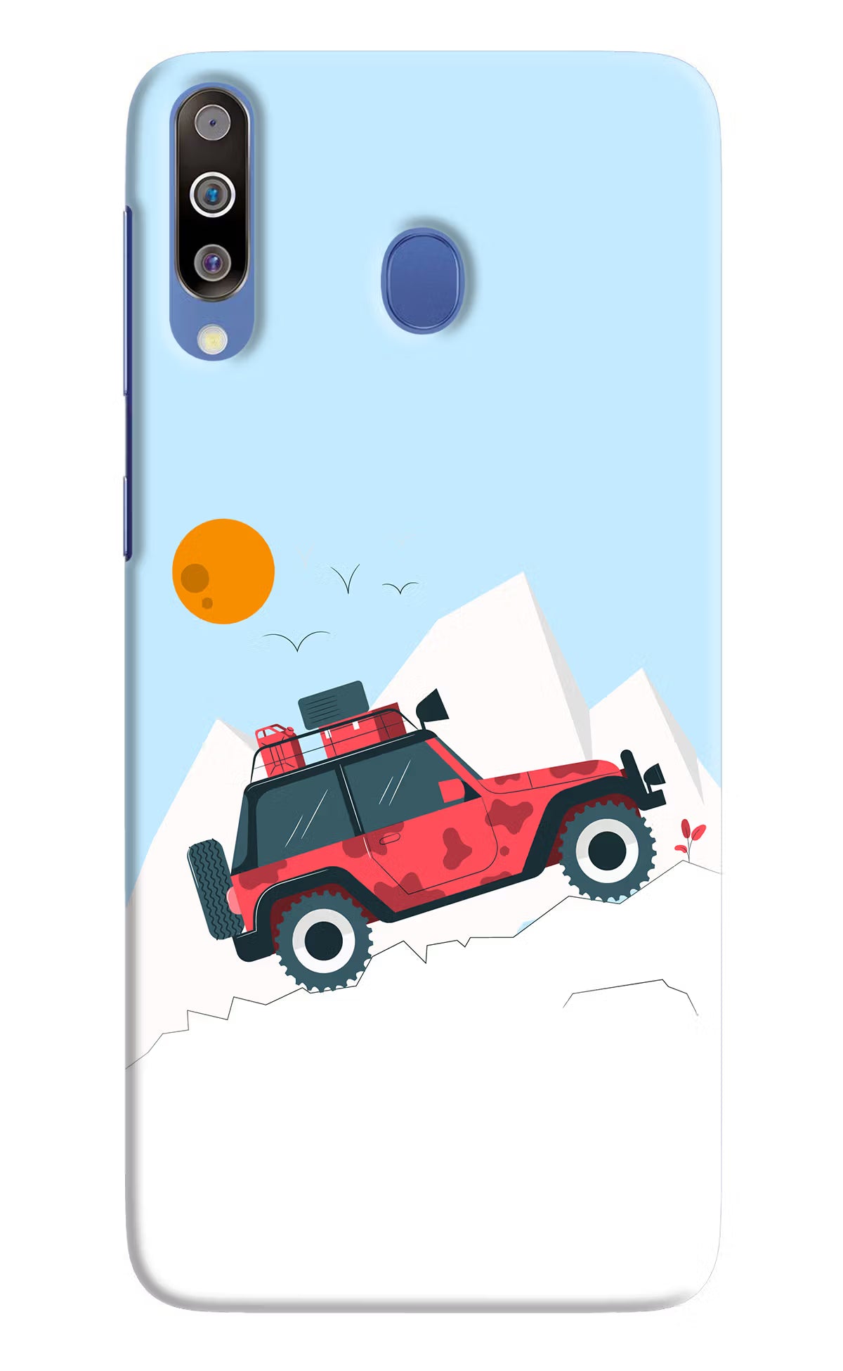 Mountain Trail Beast Samsung M30/A40s Hard Case Back Cover by Casekaro