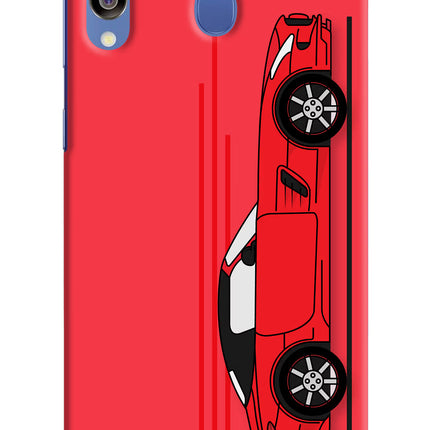Red Velocity Samsung M30/A40s Hard Case Back Cover by Casekaro