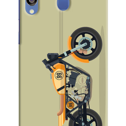 Vertical Speedster Samsung M30/A40s Hard Case Back Cover by Casekaro