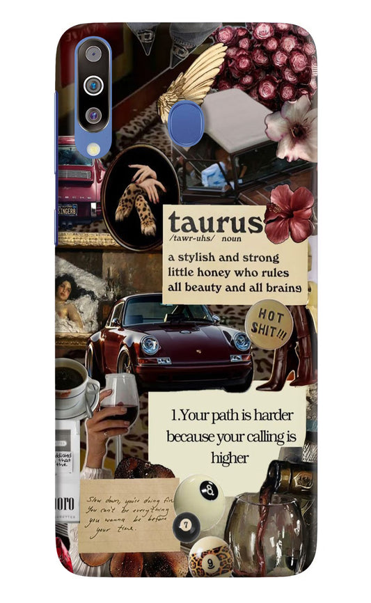 Taurus Zodiac Samsung M30/A40s Hard Case Back Cover by Casekaro