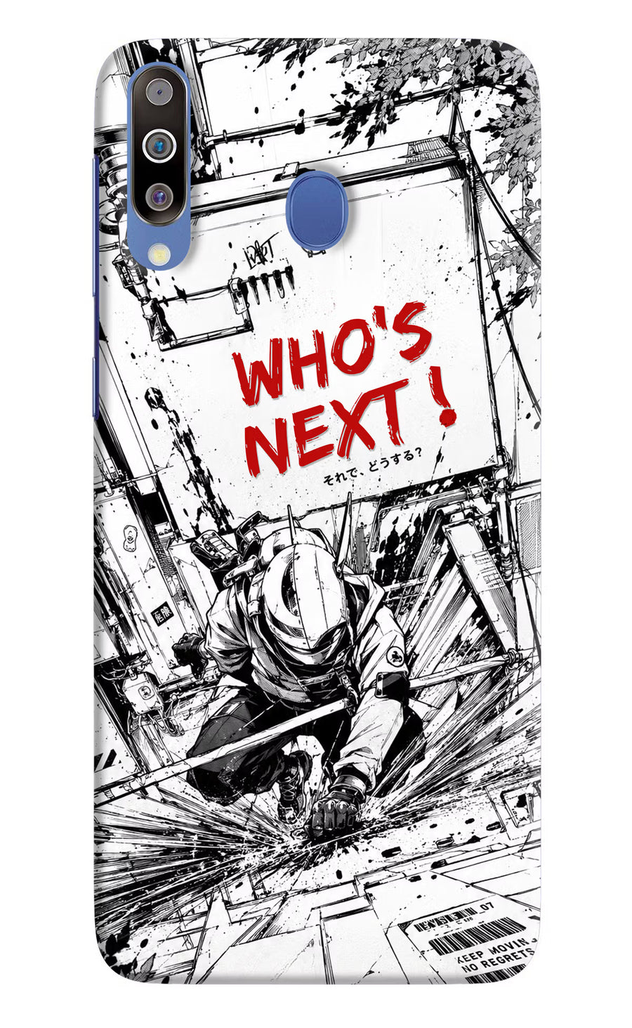 Who's Next Samsung M30/A40s Back Cover, Hard case