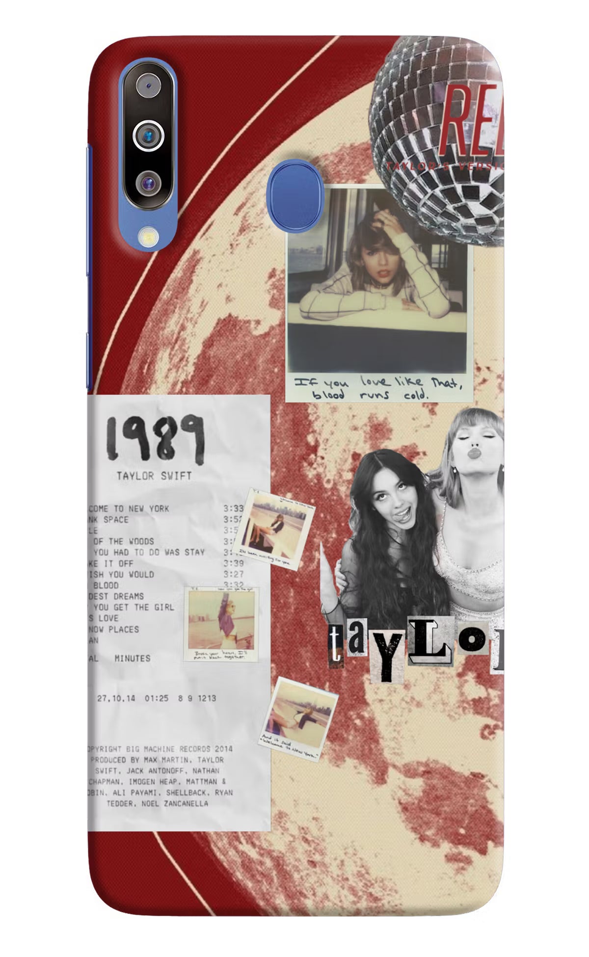 Taylor Swift Samsung M30/A40s Back Cover