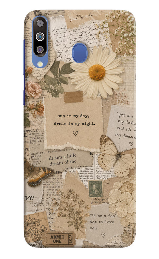 Vintage case Samsung M30/A40s Back Cover