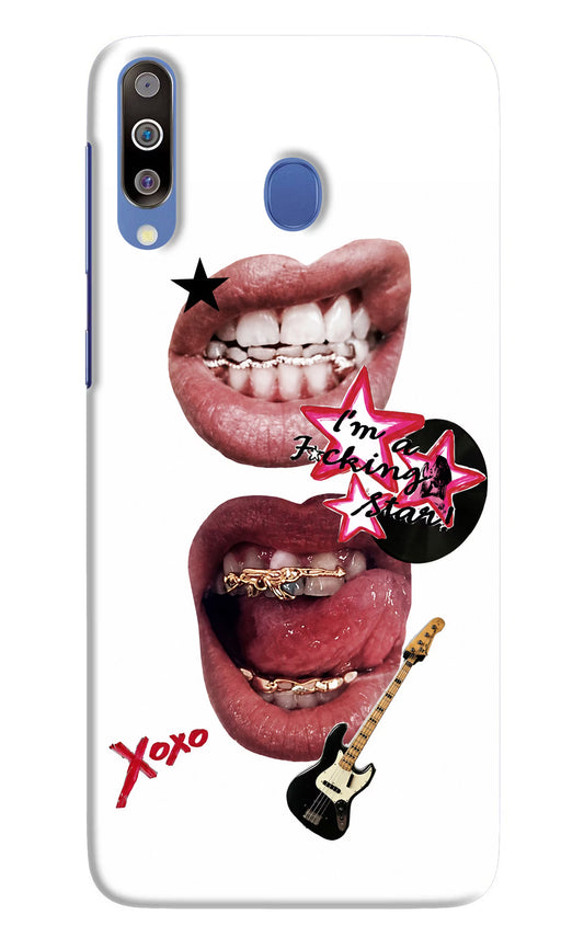 Rockstar Samsung M30/A40s Hard Case Back Cover by Casekaro