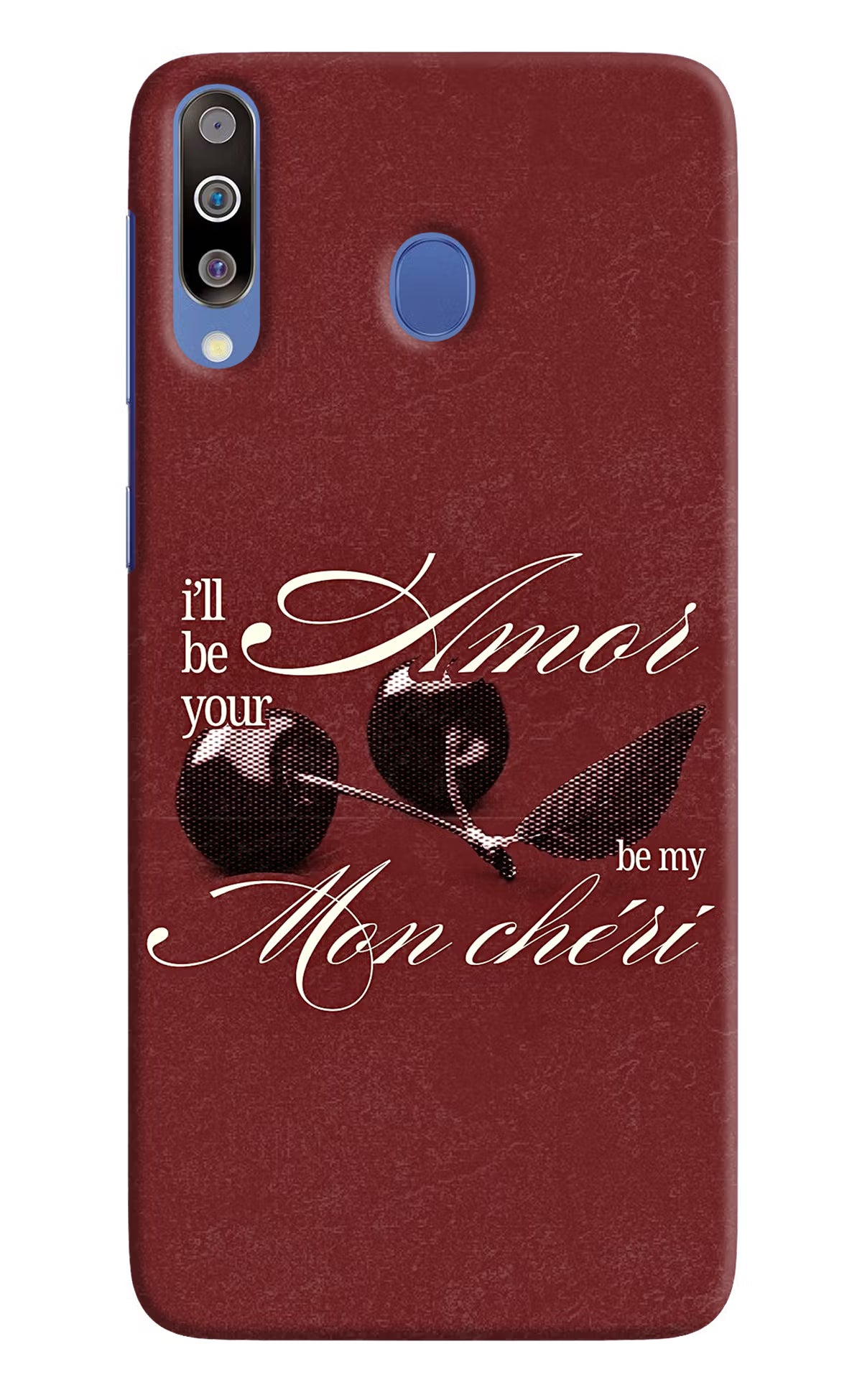 Velvet Cherry Samsung M30/A40s Back Cover