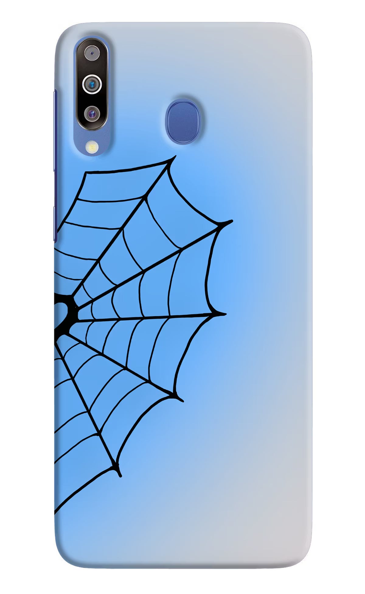 Blue Web Samsung M30/A40s Back Cover