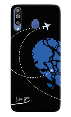 Love Orbit Samsung M30/A40s Hard Case Back Cover by Casekaro