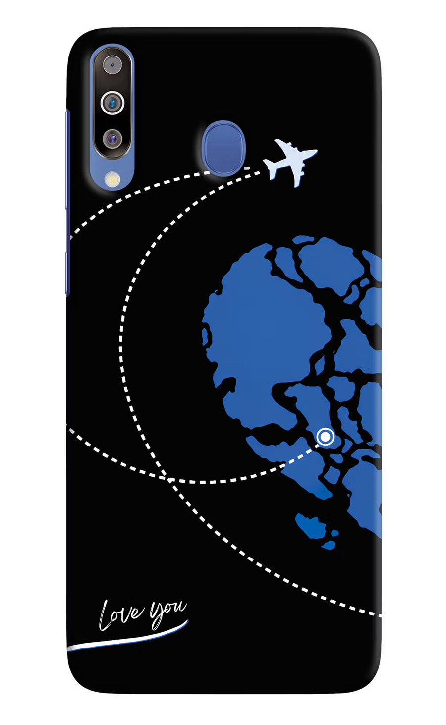 Love Orbit Samsung M30/A40s Back Cover, Hard case