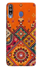 Kutch Glow Samsung M30/A40s Hard Case Back Cover by Casekaro