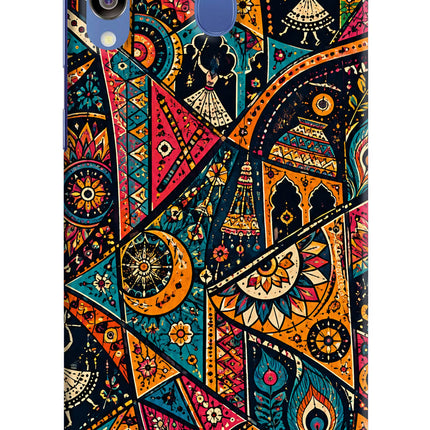 Folk Print Samsung M30/A40s Back Cover