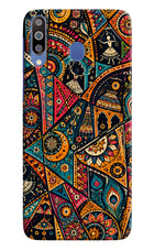 Folk Print Samsung M30/A40s Back Cover