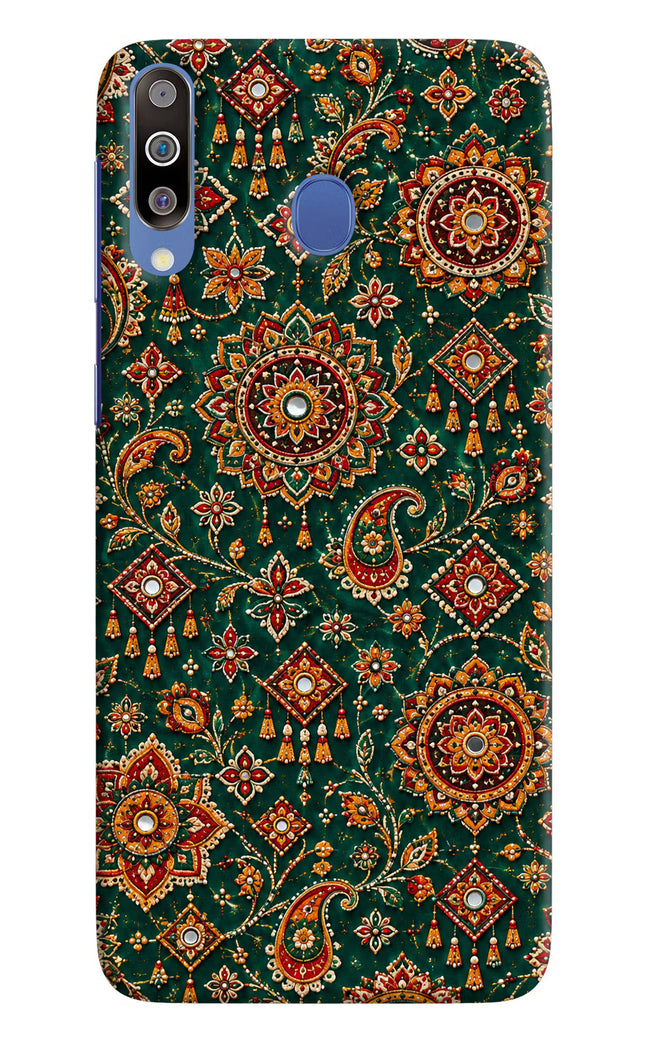 Green Pataka Samsung M30/A40s Hard Case Back Cover by Casekaro