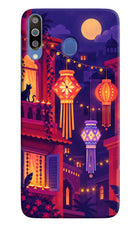 Lantern Lane Samsung M30/A40s Hard Case Back Cover by Casekaro