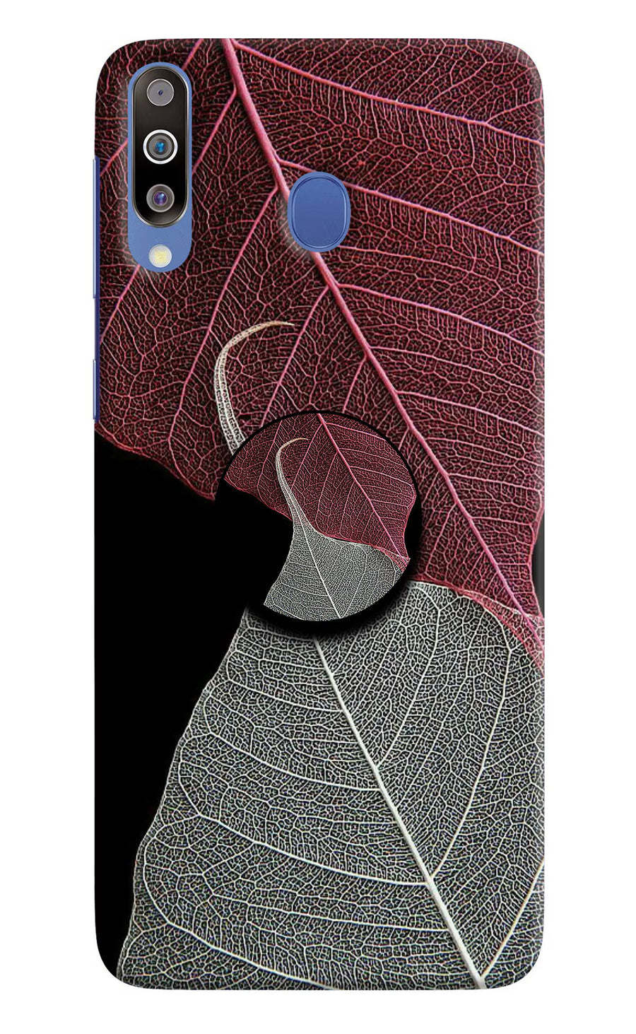 Leaf Pattern Samsung M30/A40s Pop Case, Hard case