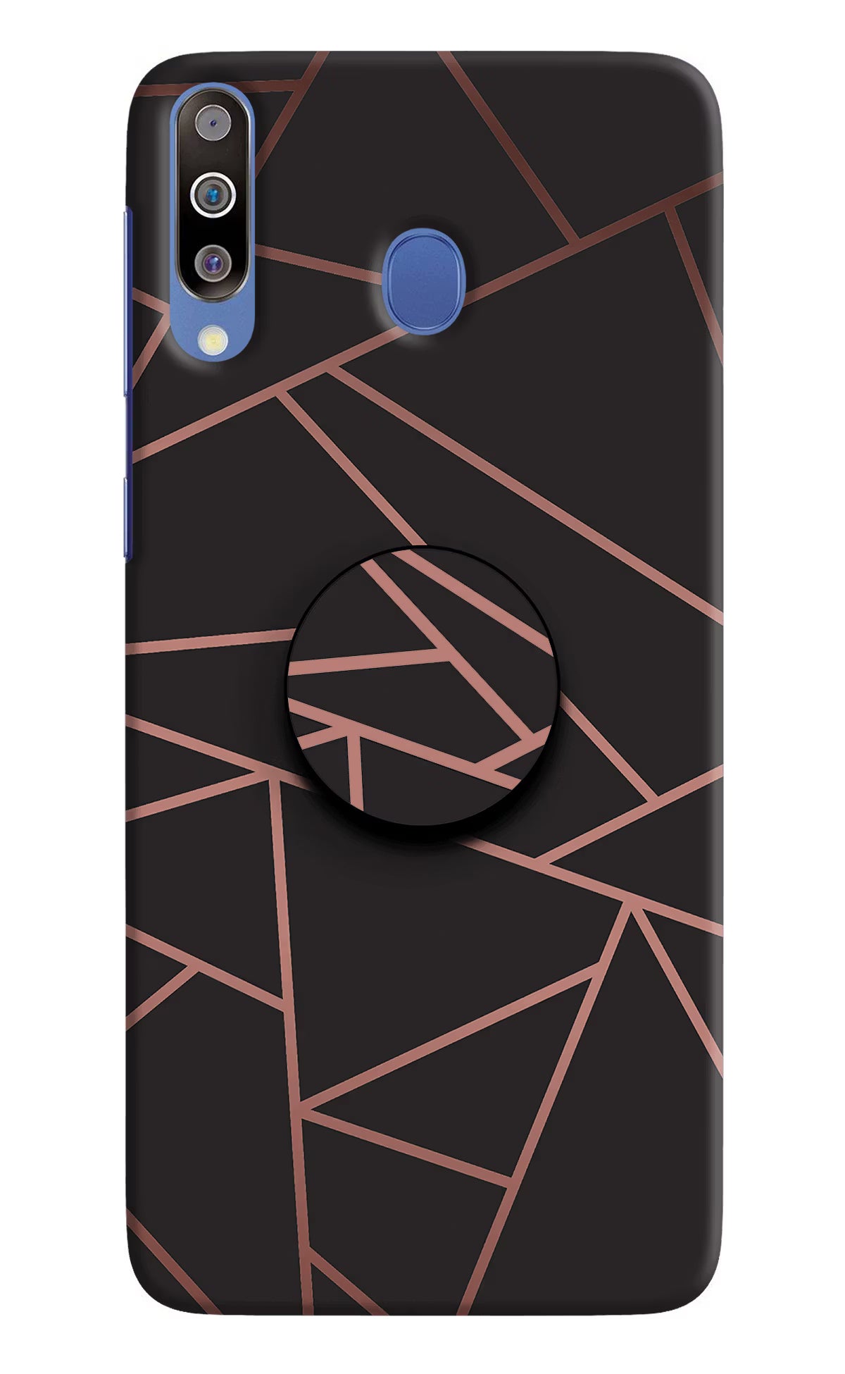 Geometric Pattern Samsung M30/A40s Pop Case by Casekaro