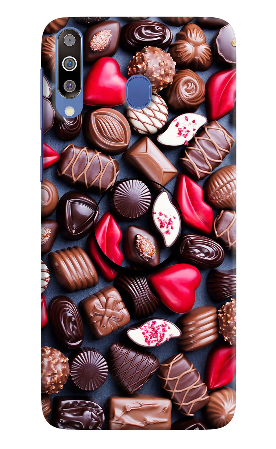 Chocolates Samsung M30/A40s Pop Case, Hard case