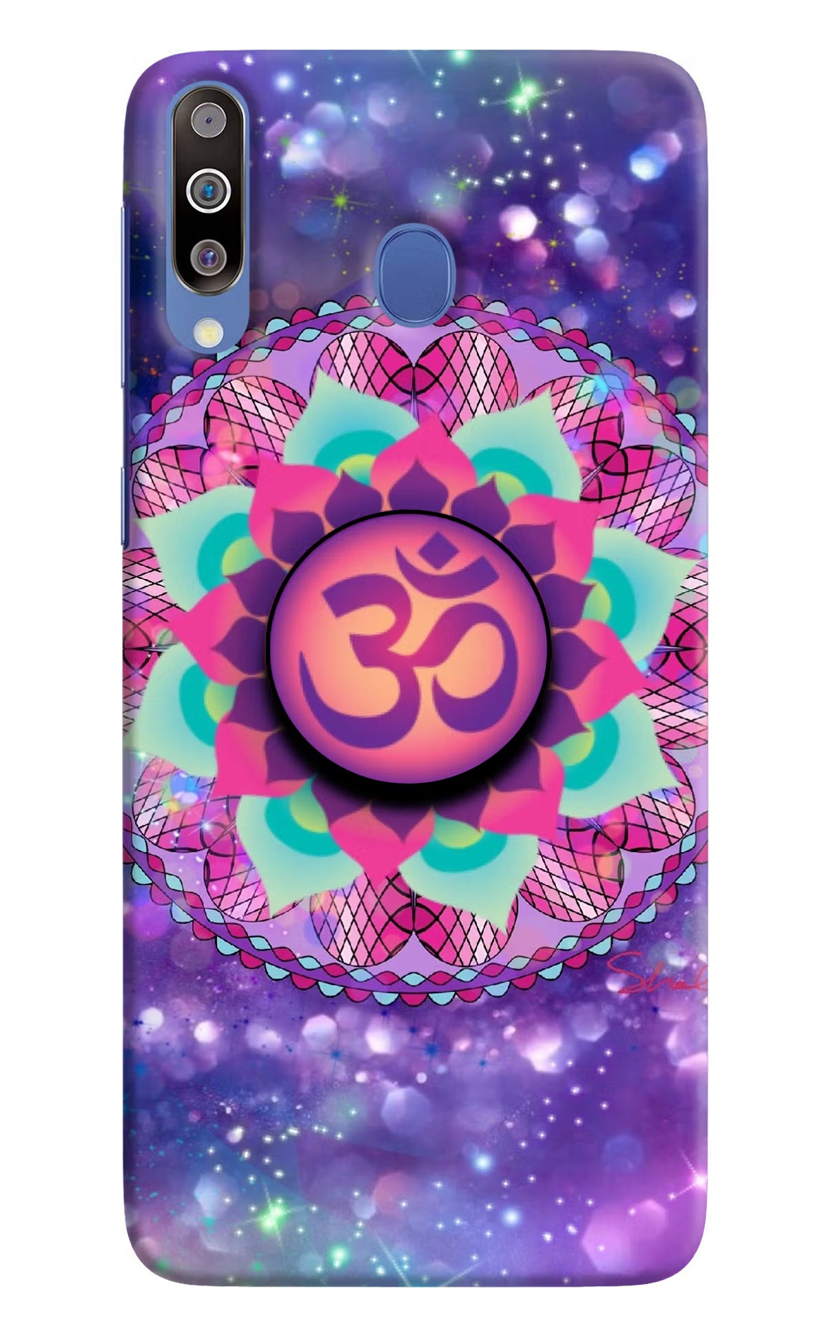 Om Purple Samsung M30/A40s Pop Case by Casekaro
