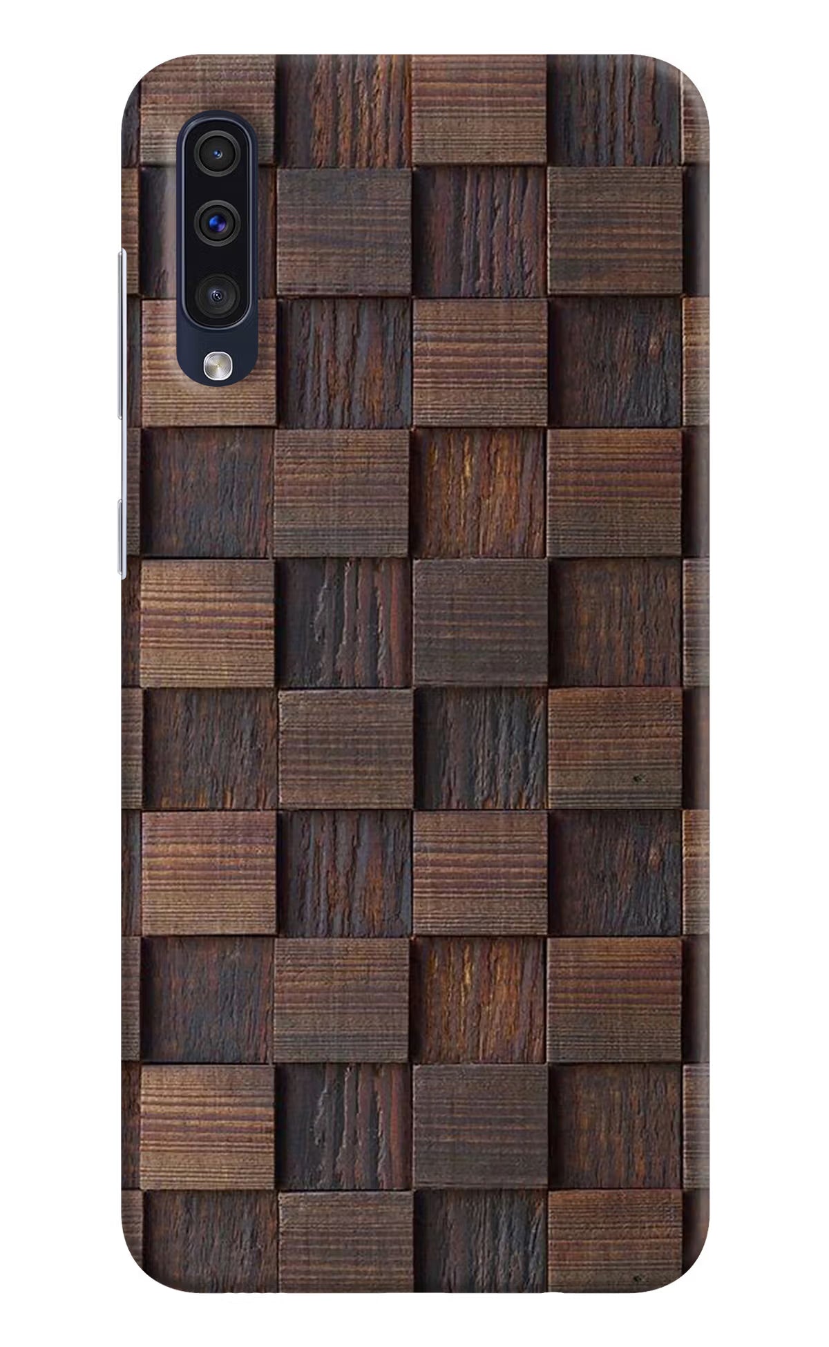 Wooden Cube Design Samsung A50/A50s/A30s Hard Case Back Cover by Casekaro